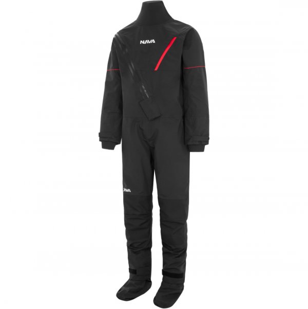 Club Front Zip Drysuit - Black