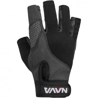 Nava Prestige Short Finger Sailing Gloves - Black