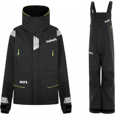Womens NV2 Jacket & Trousers Sailing Suit - Black