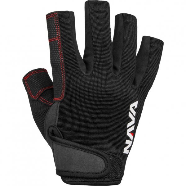 Nava Club Short Finger Sailing Gloves - Black